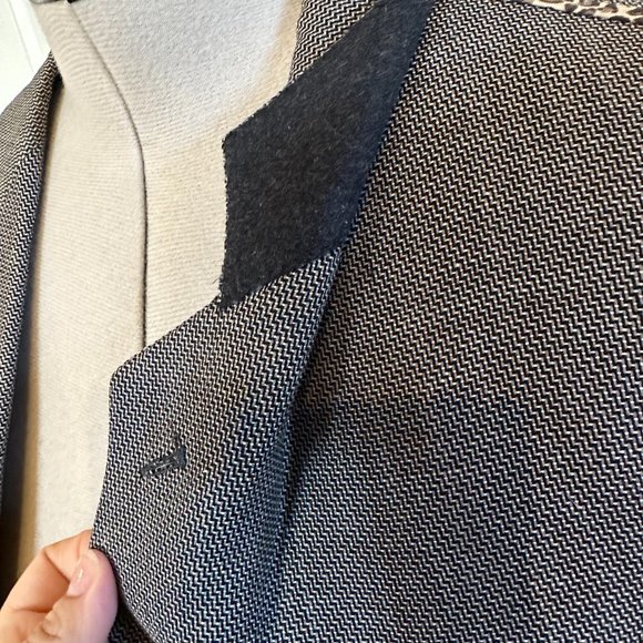 Mani by ARMANI Mens' UPCYCLED Blazer suit jacket - Picture 10 of 12